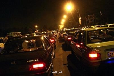 ترافیک سنگین و نیمه سنگین در ورودی های تهران