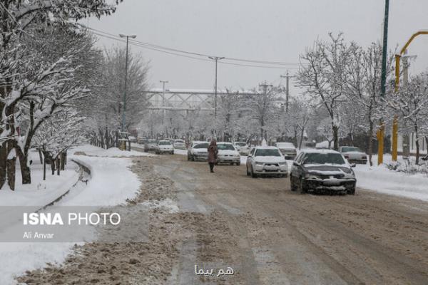 جزئیات بارش باران و برف در جاده های کشور