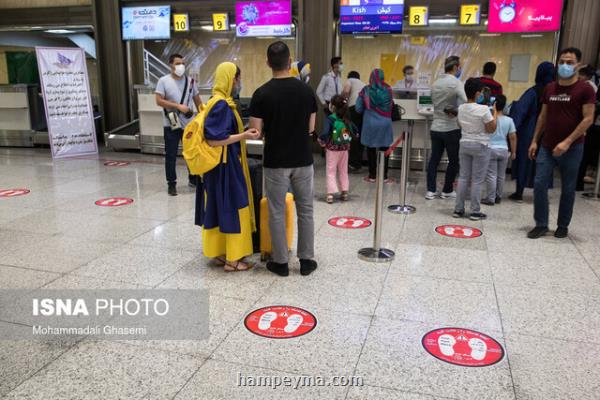 رصد کرونائی مسافران هوایی با کد ملی و اعمال ممنوعیت های هوشمند