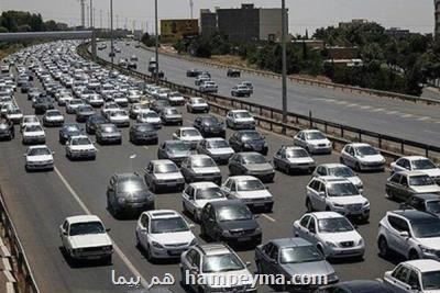 آخرین وضعیت ترافیکی راه های کشور