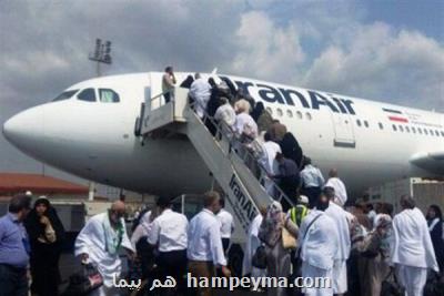 اعزام حدود ۴۰ هزار زائر خانه خدا از ۱۶ فرودگاه در حج امسال