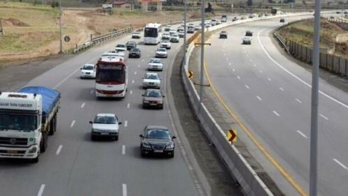 ترافیک سنگین در آزاد راه قزوین- کرج
