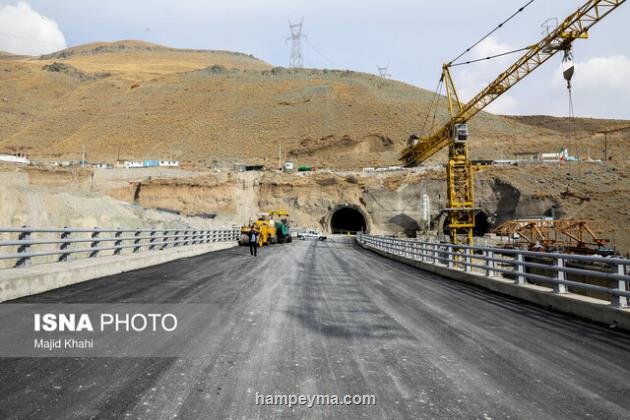 عملیات عمرانی مسیر رفت فاز دو آزادراه تهران-شمال در خرداد تمام می شود