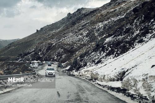 بارش باران در محورهای شمالی