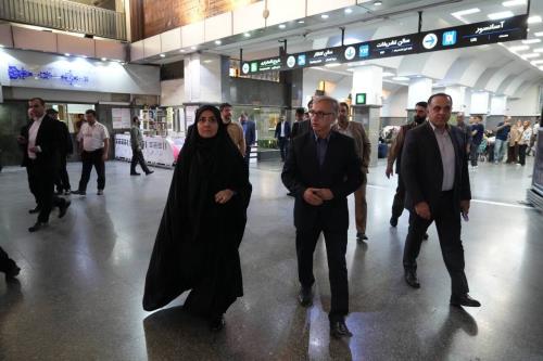 بازدید وزیر راه از نبض تپنده خطوط ریلی ایران