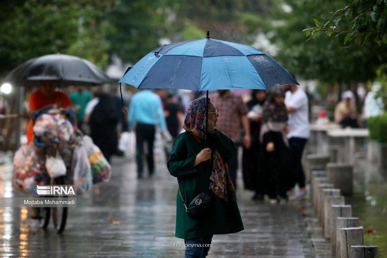 باد و باران در نیمی از کشور