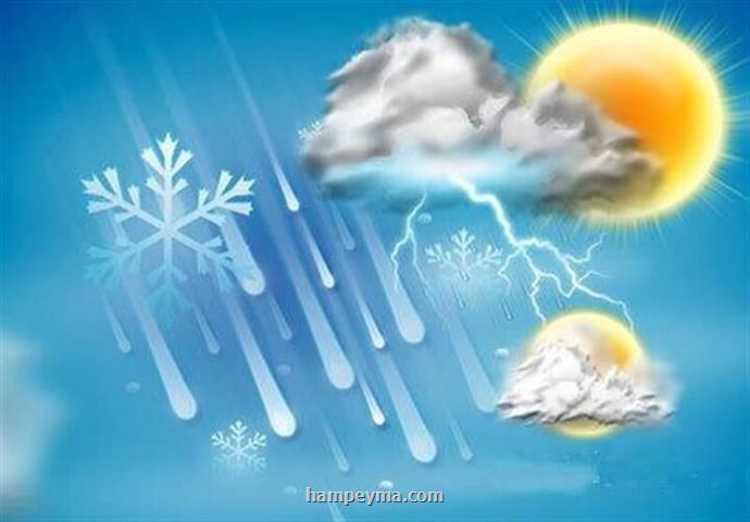 گردو خاک در غرب، شمال ایران بارانی