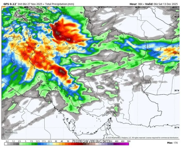 ورود سامانه بارشی جدید از یکشنبه هوای تهران تا دوشنبه ناسالم می باشد