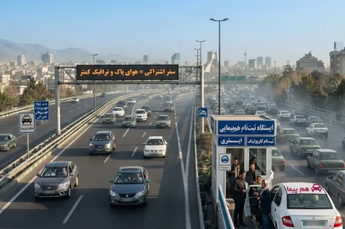 راهکار هوشمندانه برای کاهش ترافیک و آلودگی هوا