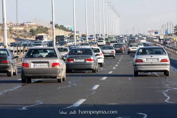 ترافیک سنگین در برخی محورهای شریانی