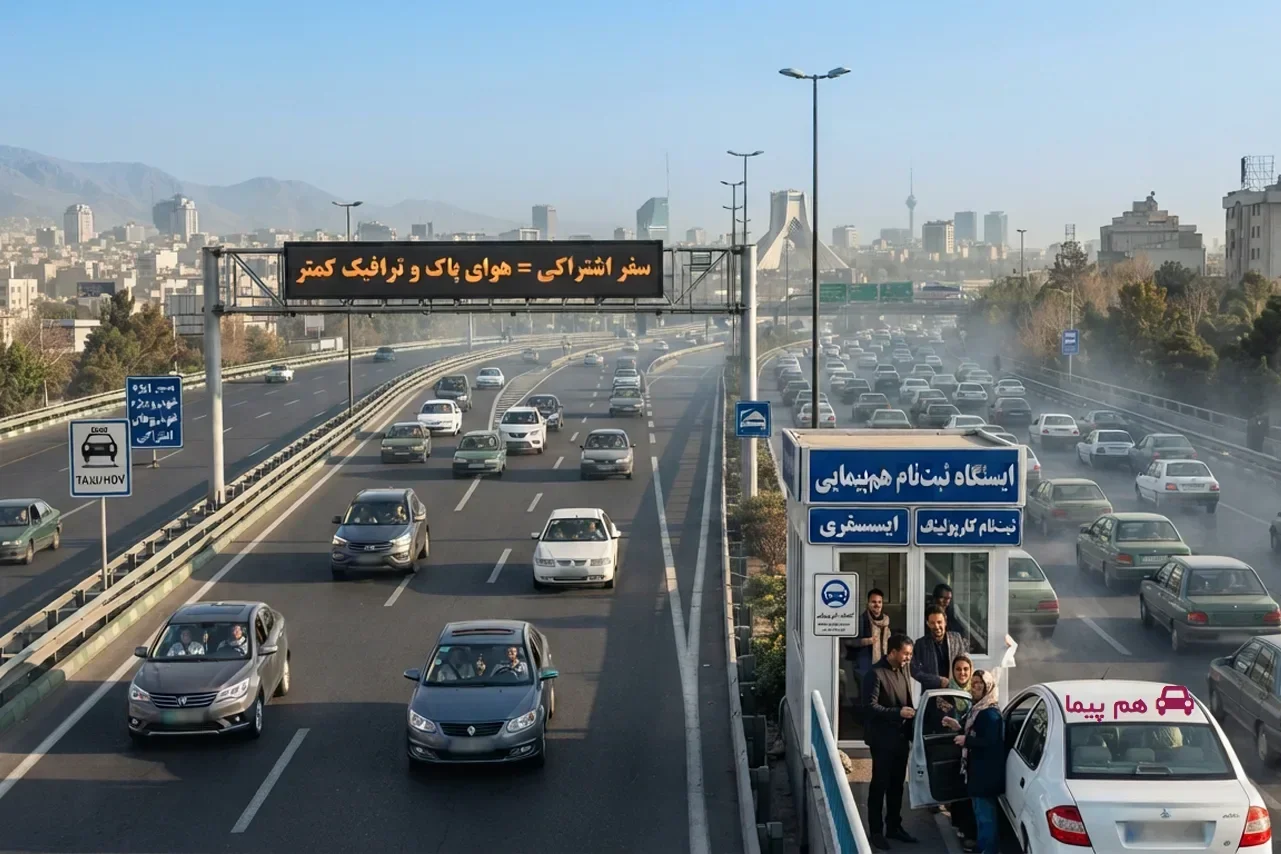 راهکار هوشمندانه برای کاهش ترافیک و آلودگی هوا