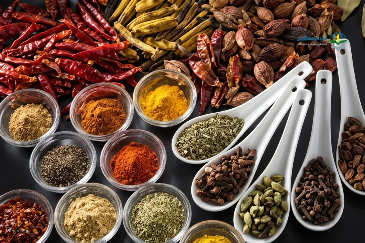 عطر ادویه تازه آسیاب شده